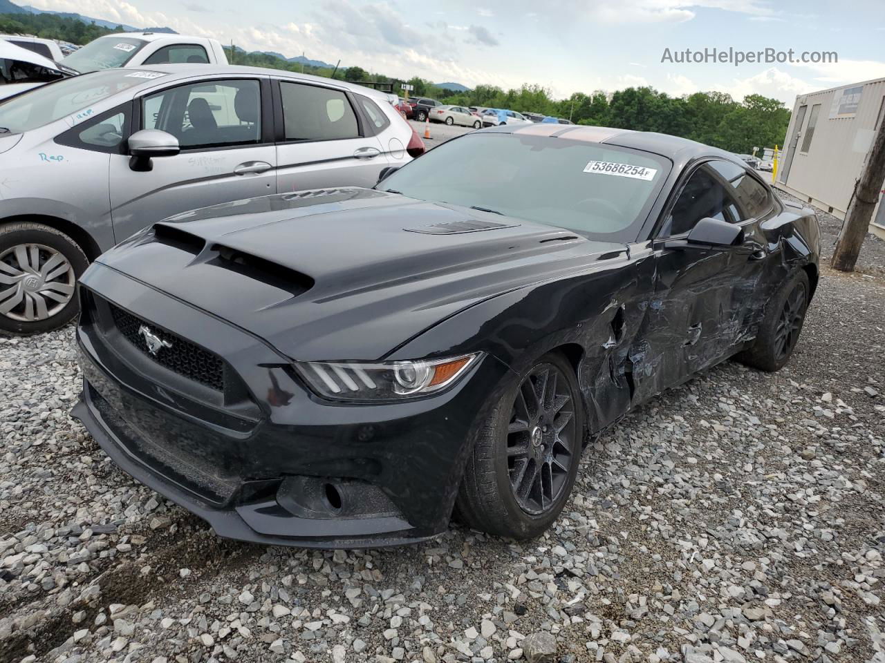 2015 Ford Mustang Gt Черный vin: 1FA6P8CF4F5373533