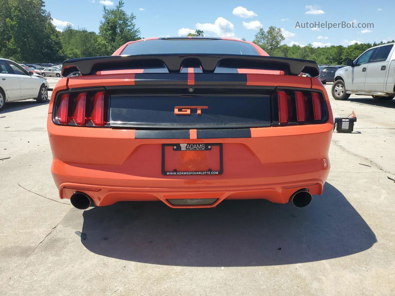 2015 Ford Mustang Gt Orange vin: 1FA6P8CF4F5406661