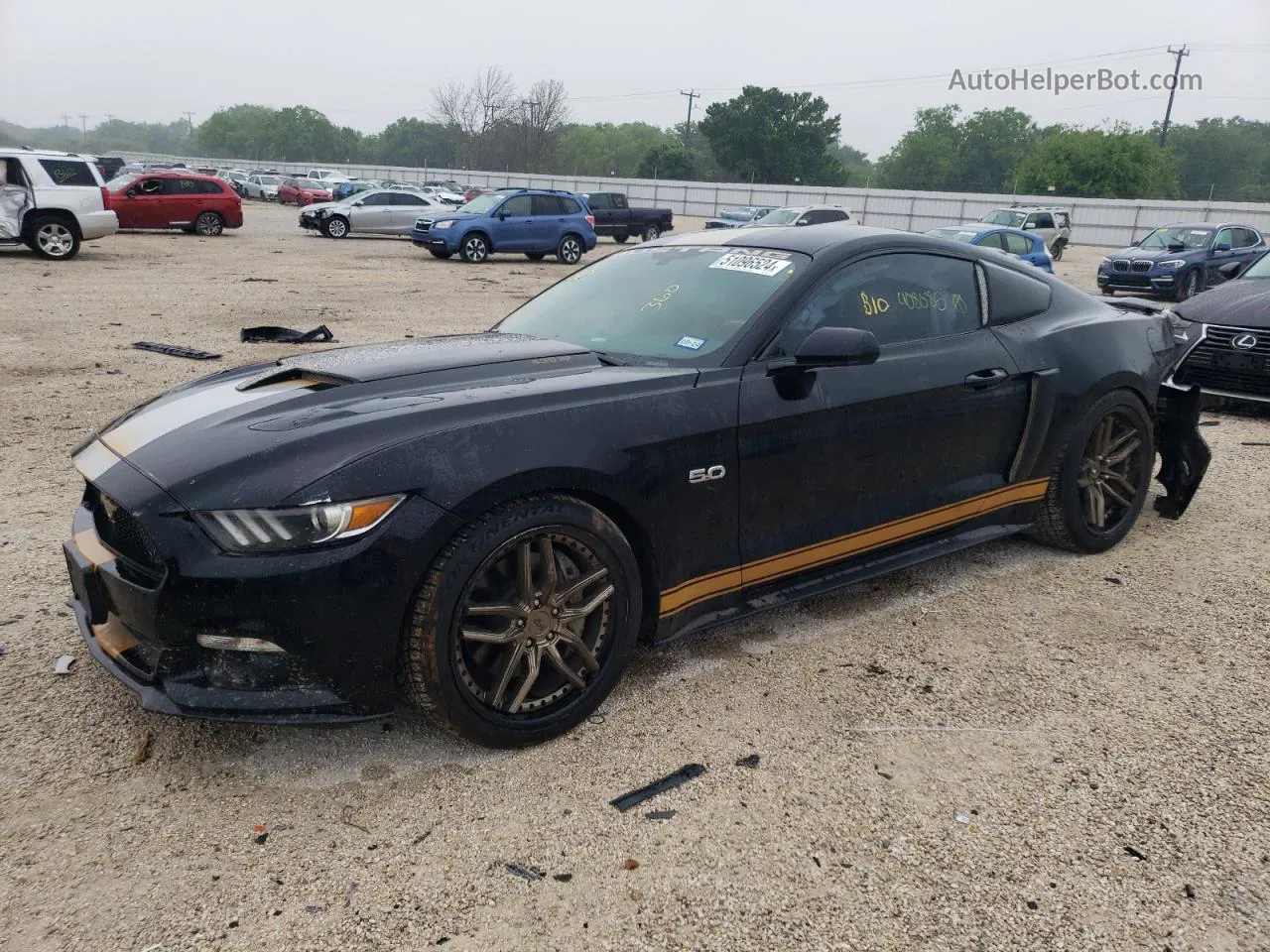 2015 Ford Mustang Gt Black vin: 1FA6P8CF4F5408085