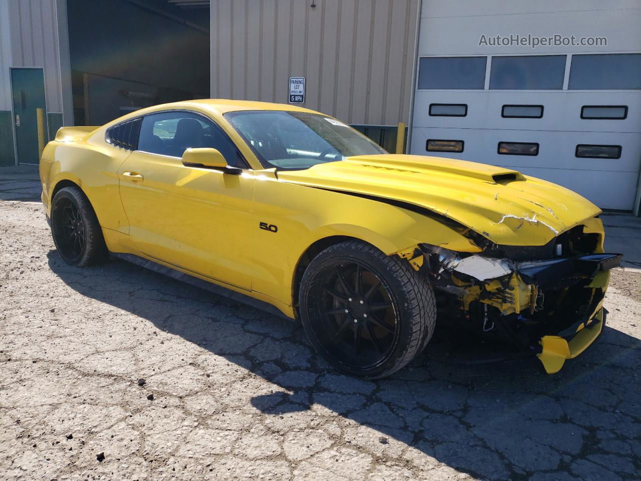 2016 Ford Mustang Gt Yellow vin: 1FA6P8CF4G5218837