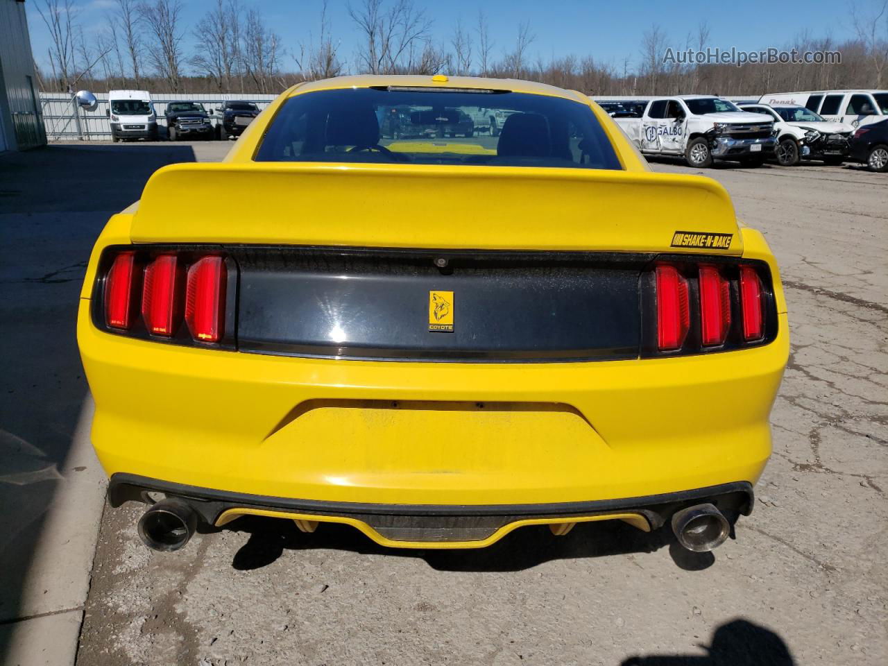 2016 Ford Mustang Gt Yellow vin: 1FA6P8CF4G5218837