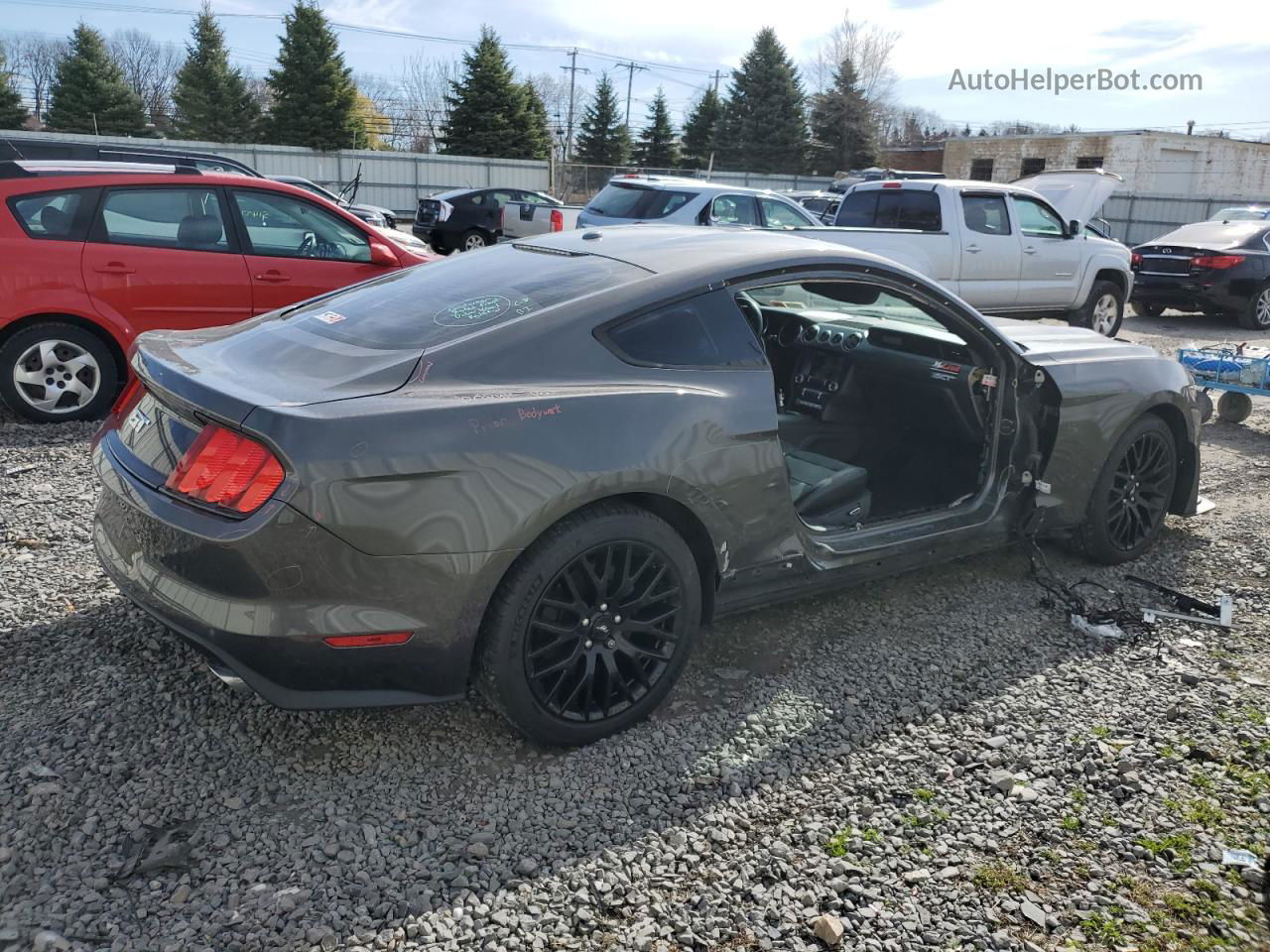 2016 Ford Mustang Gt Gray vin: 1FA6P8CF4G5223553