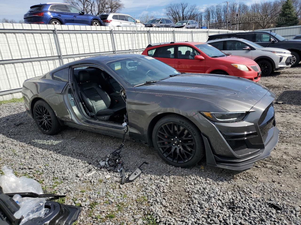 2016 Ford Mustang Gt Gray vin: 1FA6P8CF4G5223553