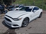 2016 Ford Mustang Gt White vin: 1FA6P8CF4G5242586