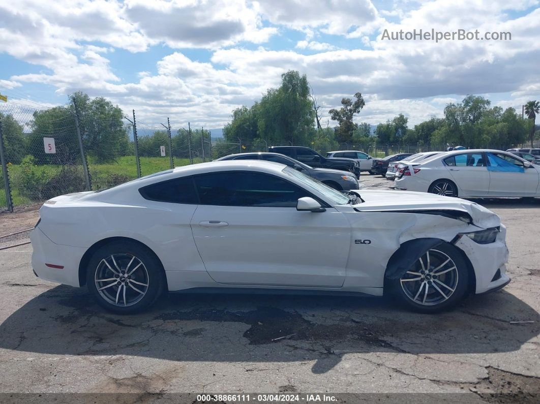 2016 Ford Mustang Gt White vin: 1FA6P8CF4G5242586