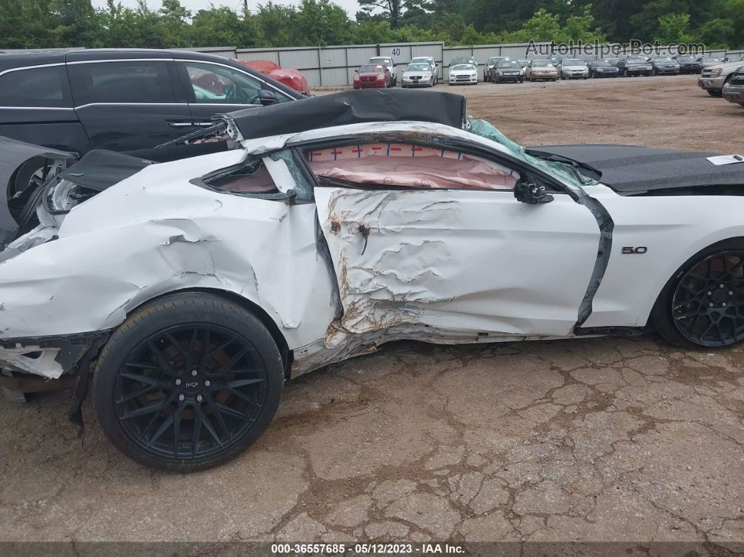 2016 Ford Mustang Gt White vin: 1FA6P8CF4G5266726