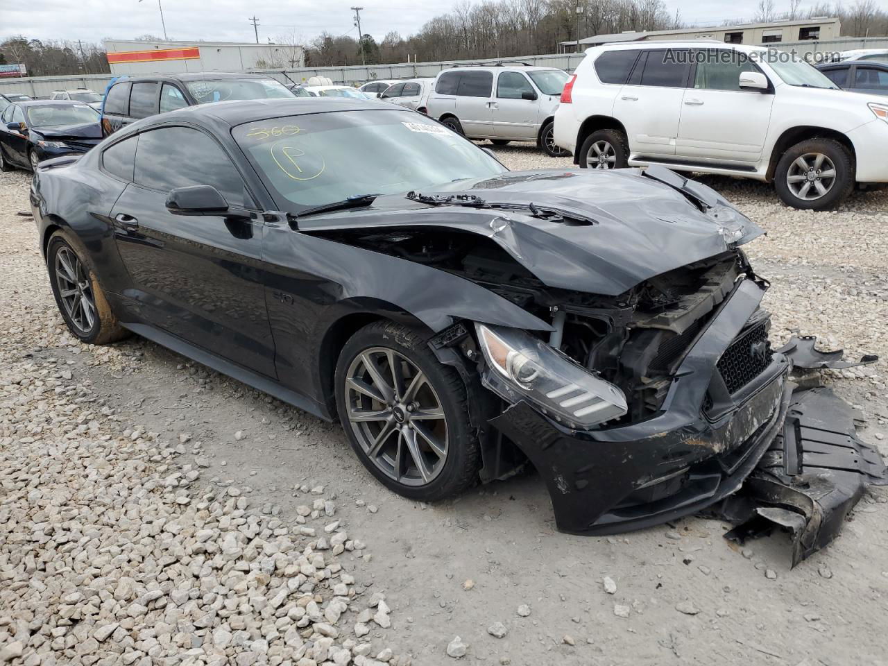 2016 Ford Mustang Gt Black vin: 1FA6P8CF4G5301605