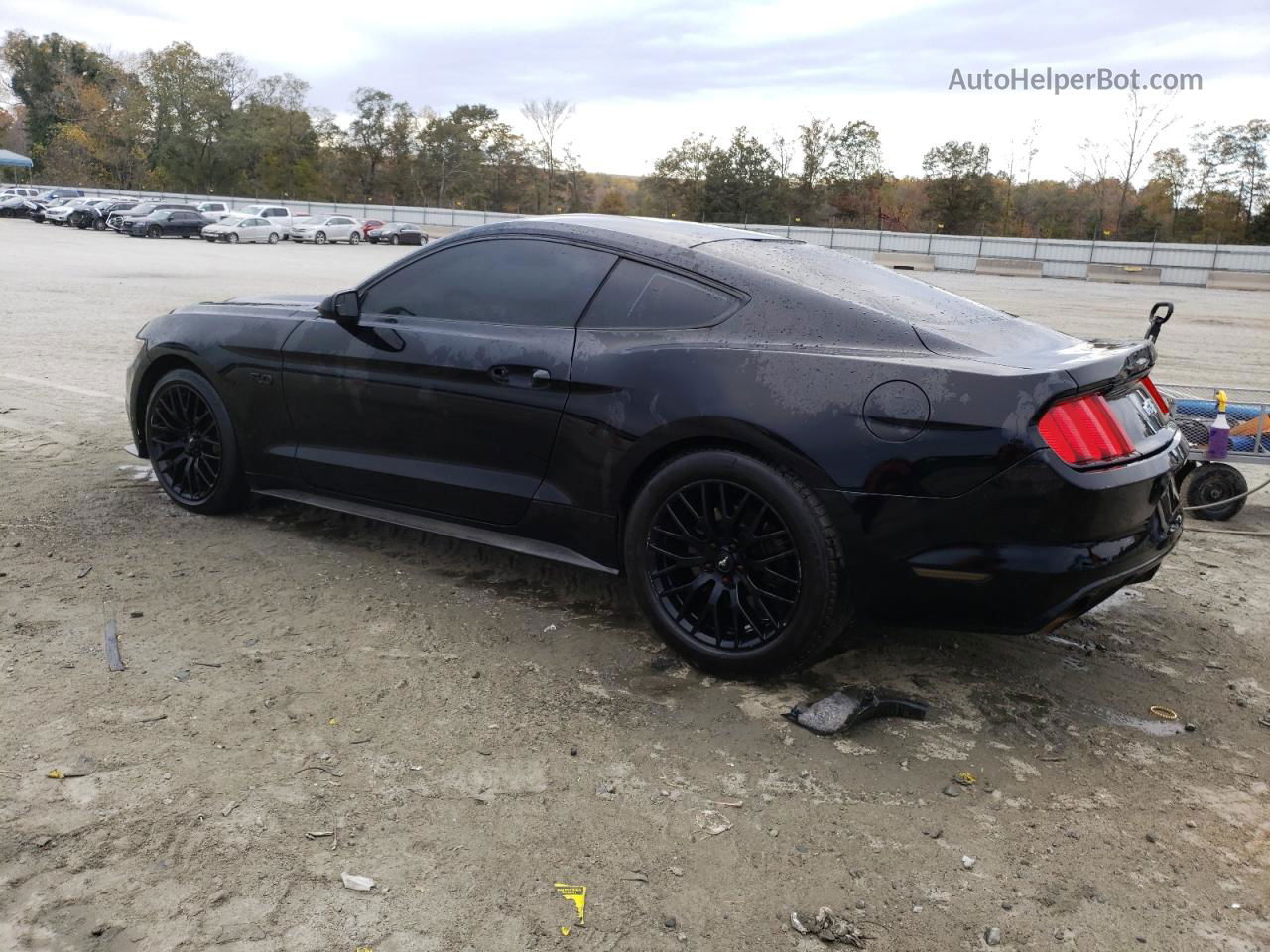 2016 Ford Mustang Gt Черный vin: 1FA6P8CF4G5331560