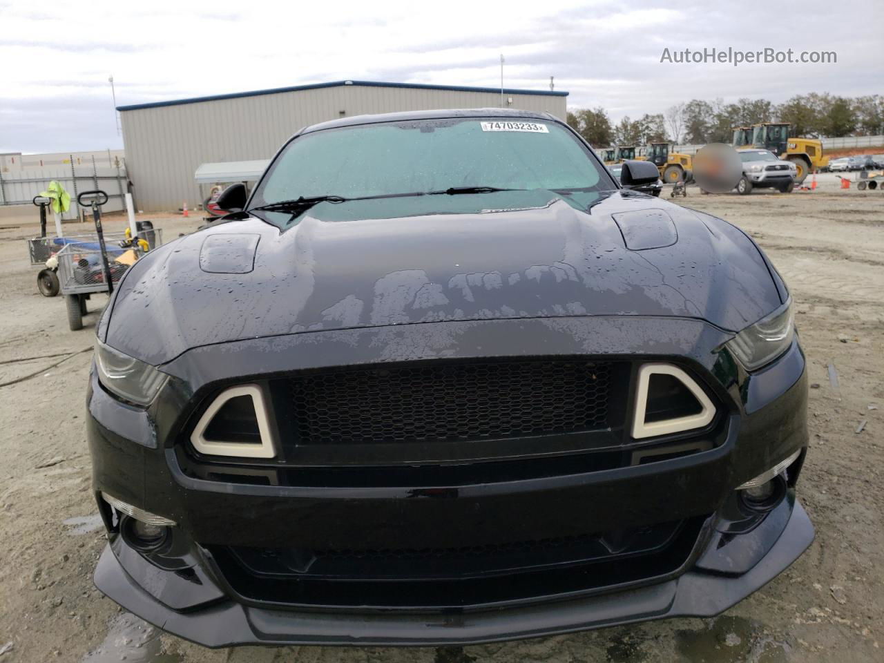 2016 Ford Mustang Gt Черный vin: 1FA6P8CF4G5331560