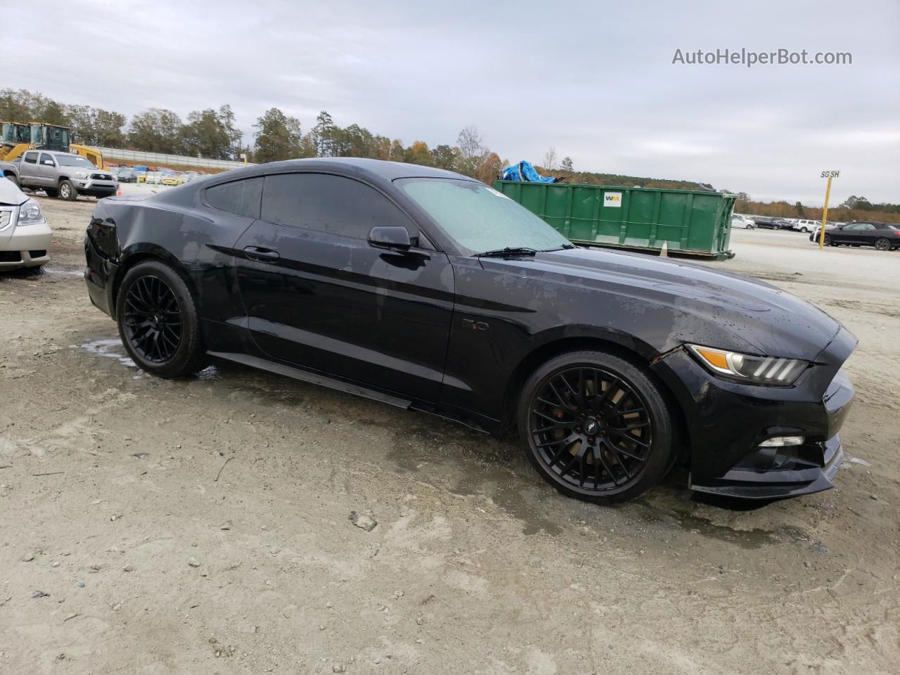 2016 Ford Mustang Gt Black vin: 1FA6P8CF4G5331560