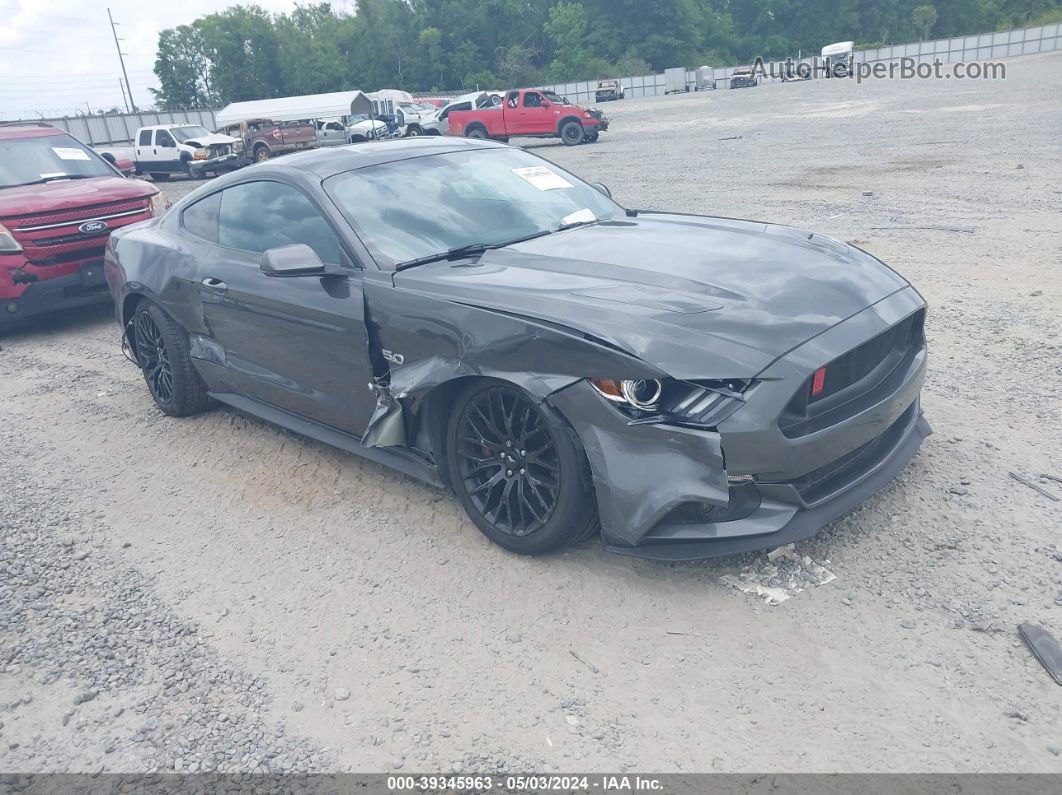 2016 Ford Mustang Gt Premium Gray vin: 1FA6P8CF4G5334426