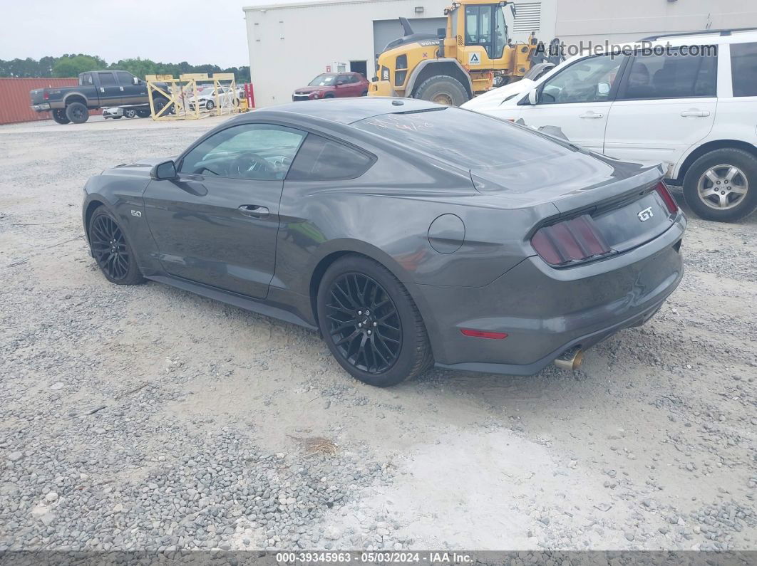 2016 Ford Mustang Gt Premium Gray vin: 1FA6P8CF4G5334426