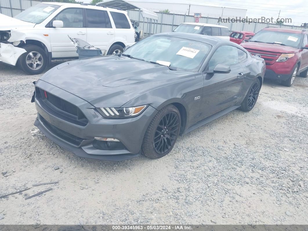 2016 Ford Mustang Gt Premium Gray vin: 1FA6P8CF4G5334426