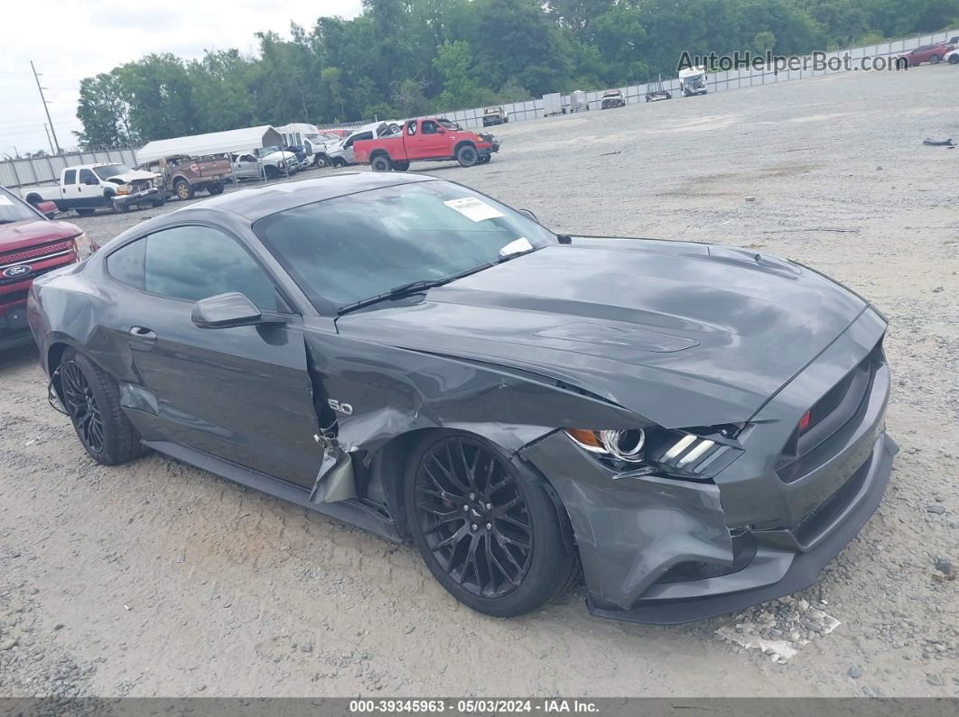 2016 Ford Mustang Gt Premium Gray vin: 1FA6P8CF4G5334426