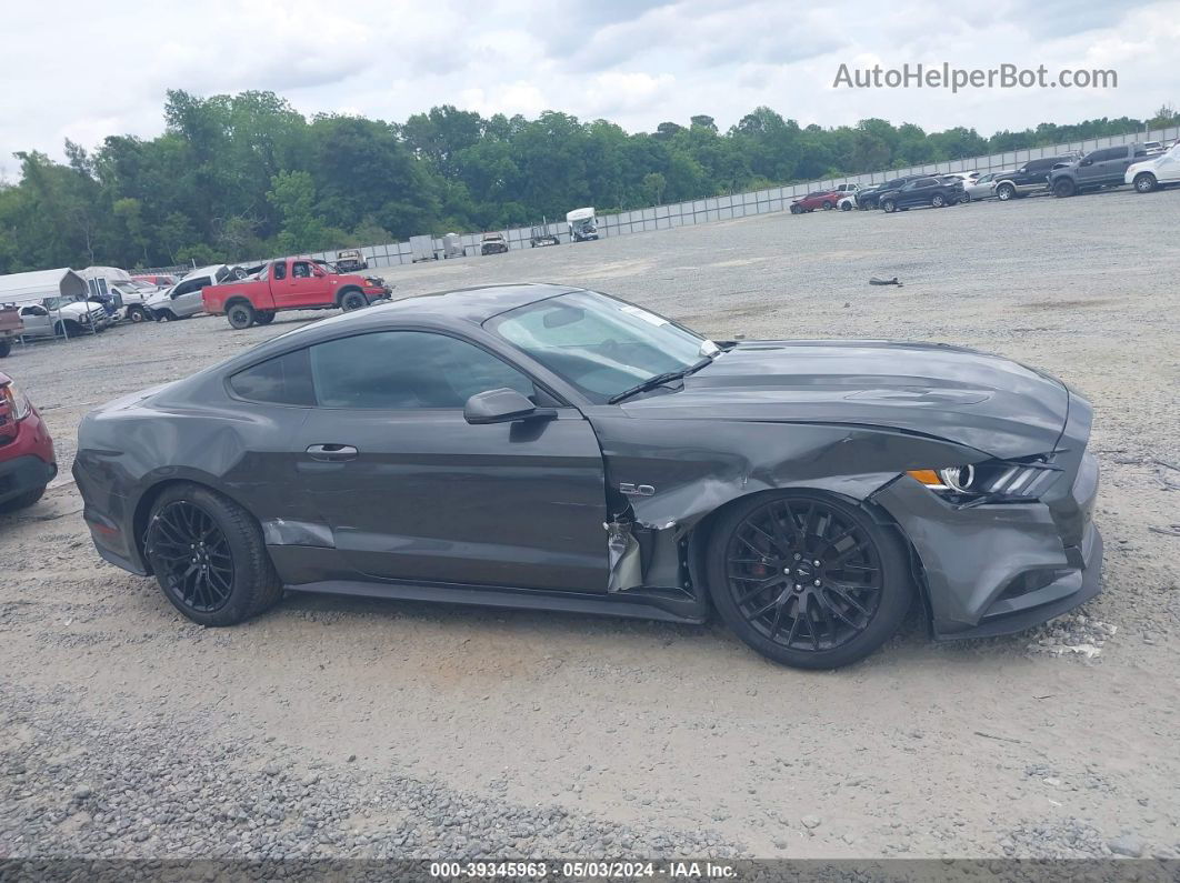 2016 Ford Mustang Gt Premium Gray vin: 1FA6P8CF4G5334426