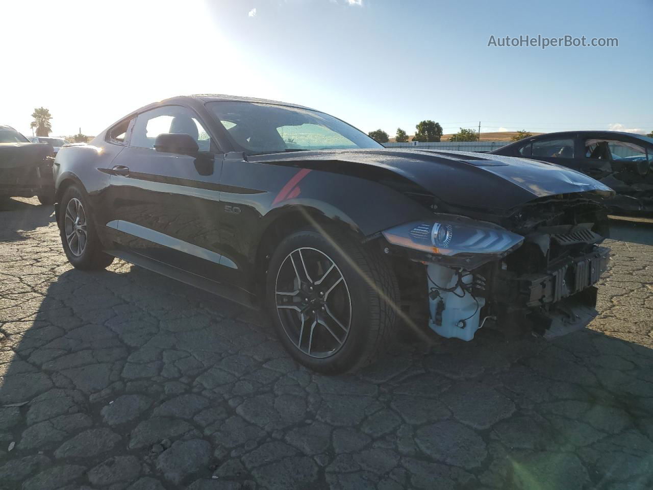 2020 Ford Mustang Gt Black vin: 1FA6P8CF4L5114147