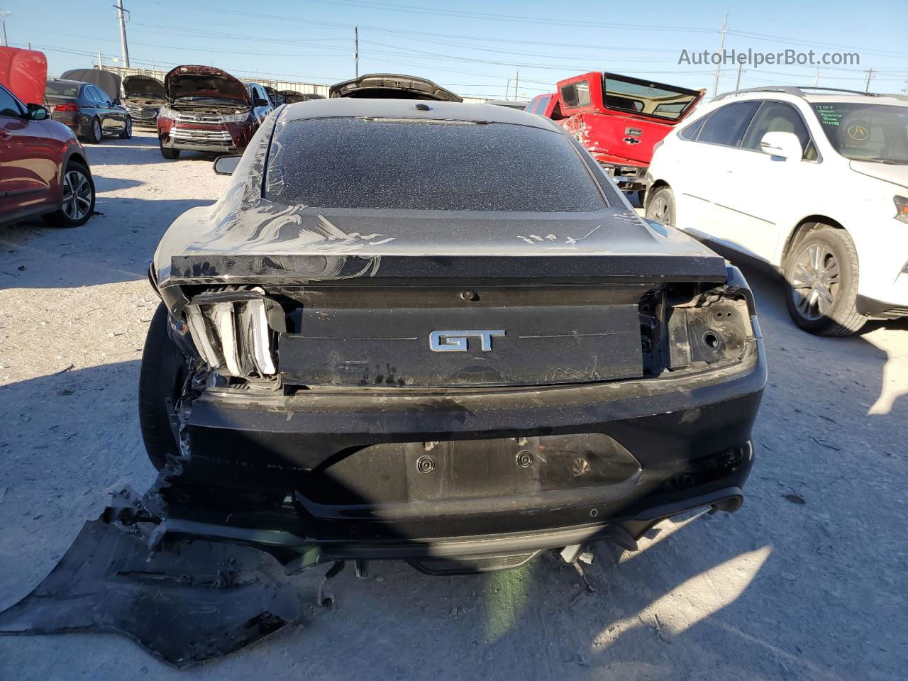 2020 Ford Mustang Gt Черный vin: 1FA6P8CF4L5118098