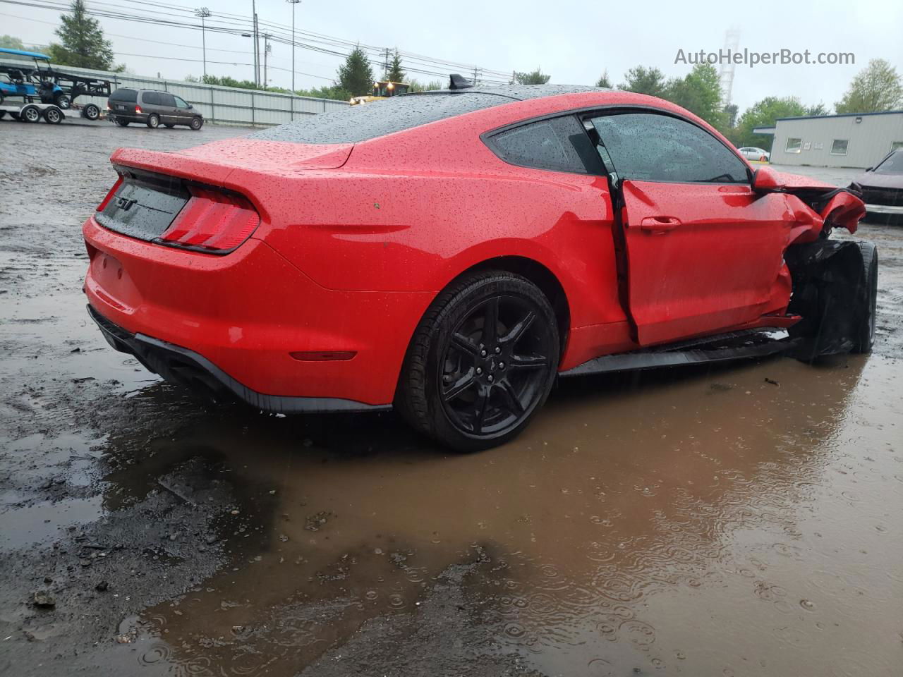 2020 Ford Mustang Gt Red vin: 1FA6P8CF4L5145687