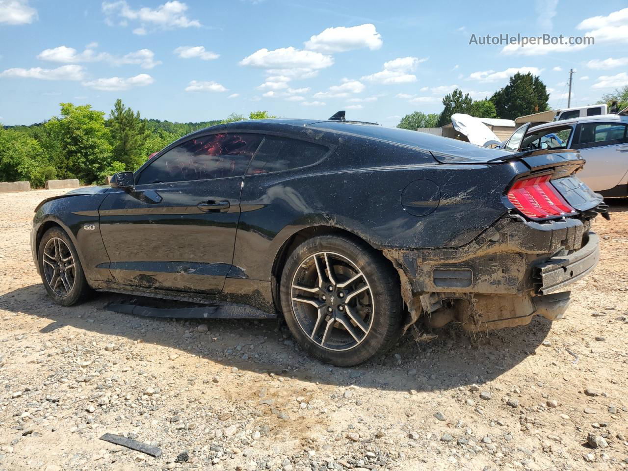 2020 Ford Mustang Gt Black vin: 1FA6P8CF4L5166619