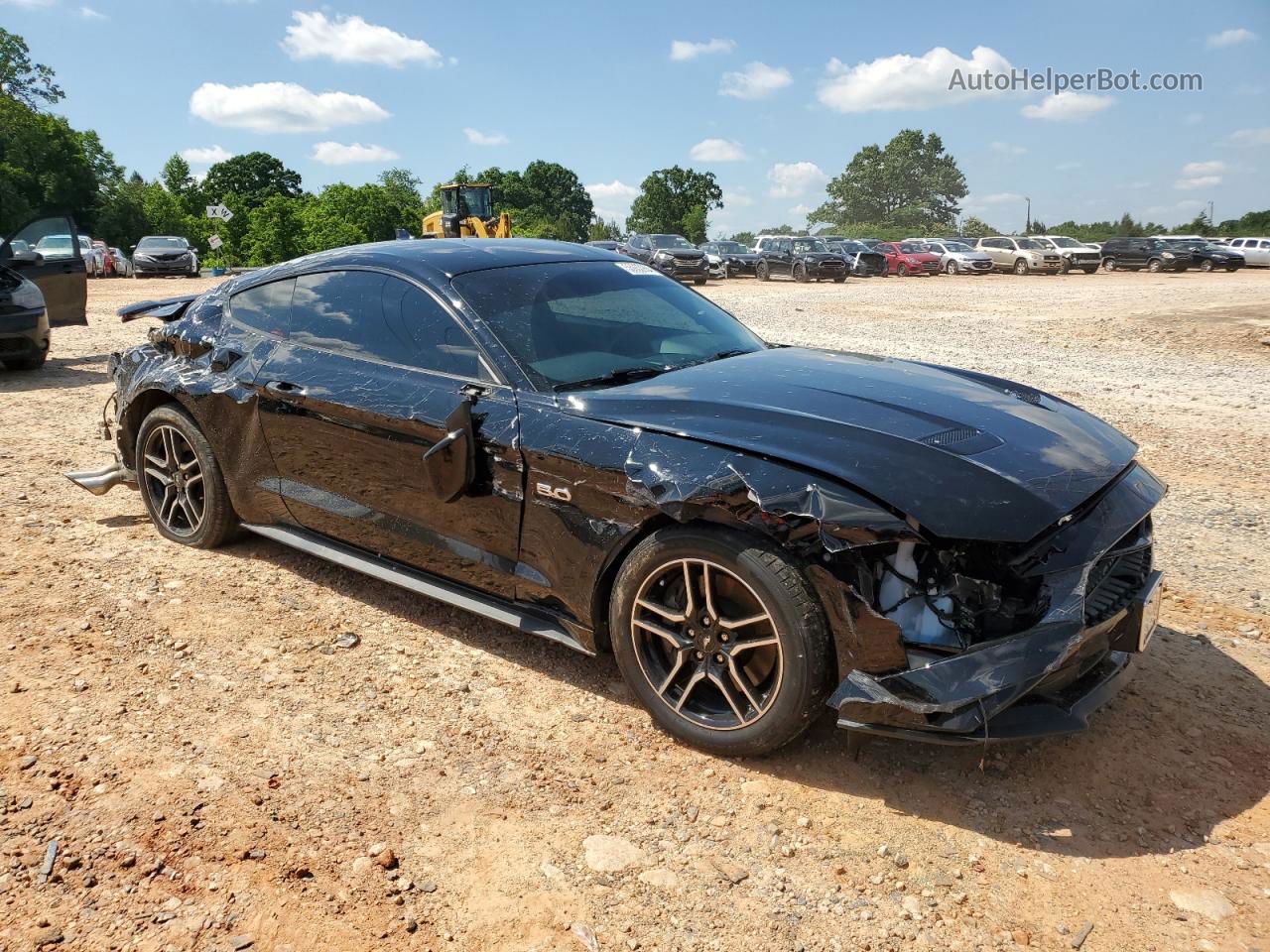 2020 Ford Mustang Gt Black vin: 1FA6P8CF4L5166619