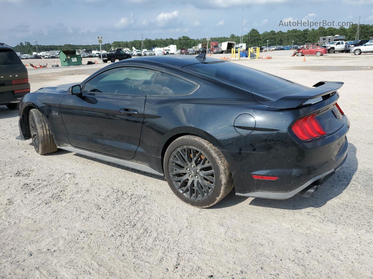 2020 Ford Mustang Gt Черный vin: 1FA6P8CF4L5172968