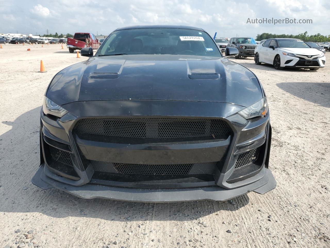 2020 Ford Mustang Gt Черный vin: 1FA6P8CF4L5172968