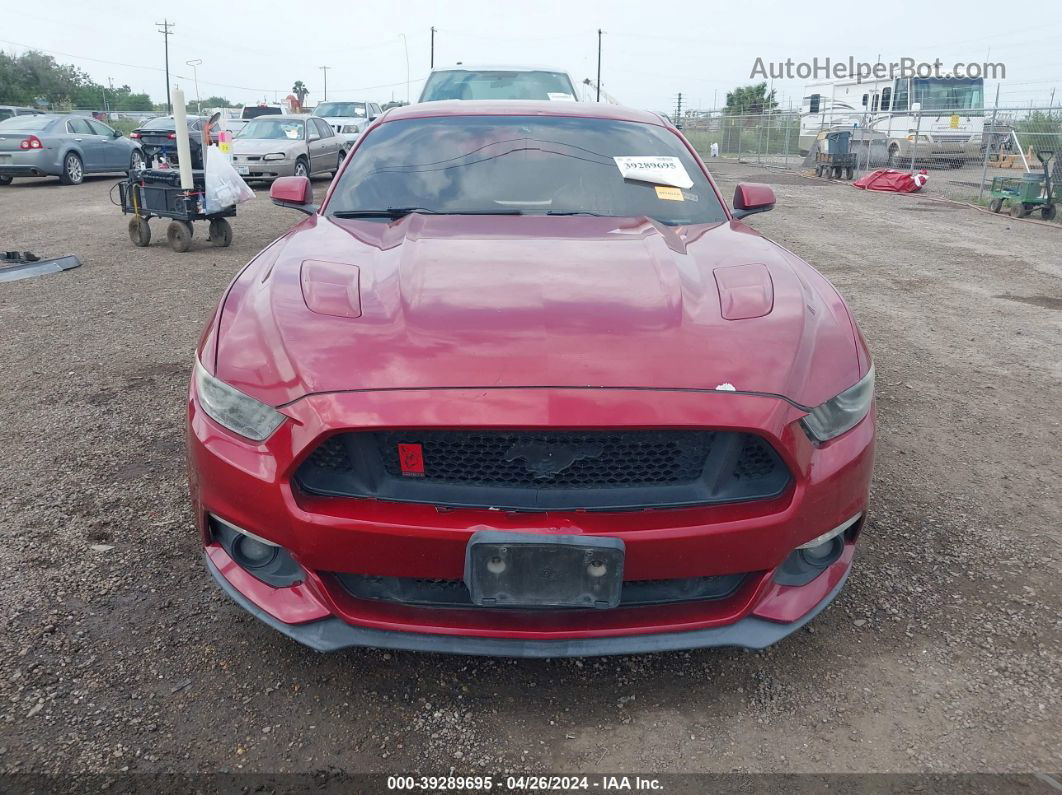 2015 Ford Mustang Gt Premium Red vin: 1FA6P8CF5F5305998