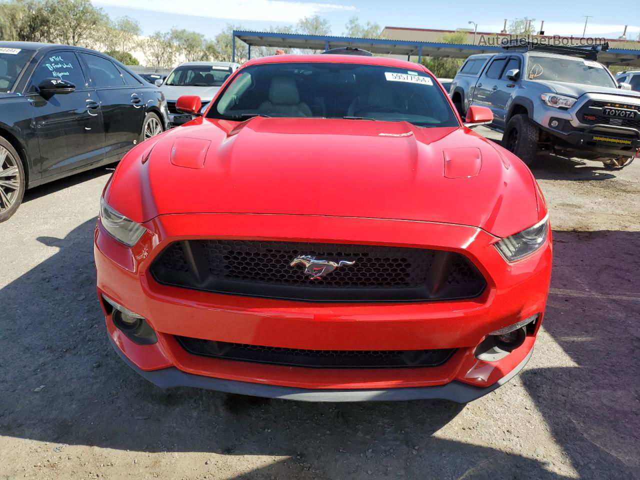 2015 Ford Mustang Gt Red vin: 1FA6P8CF5F5319240