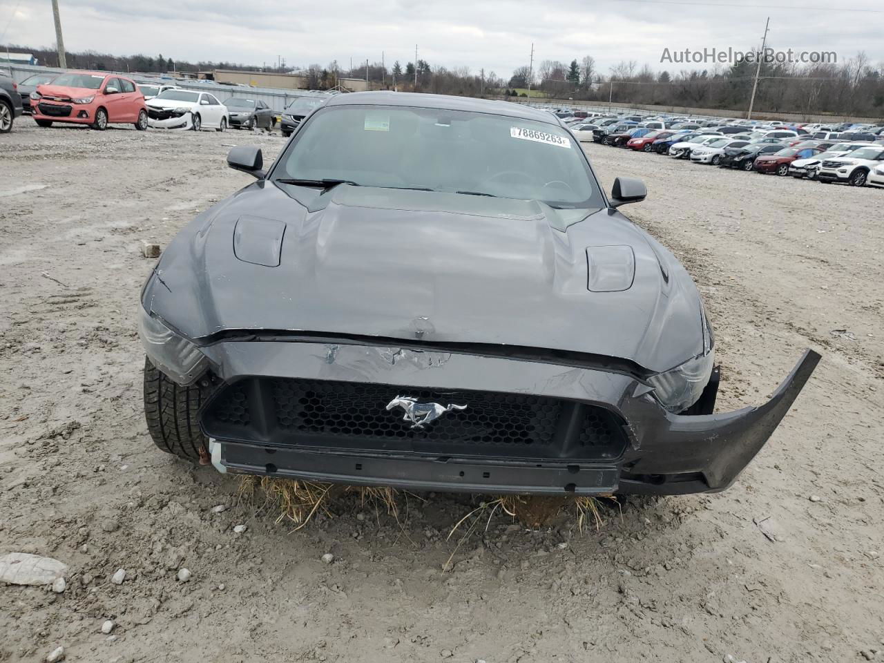 2015 Ford Mustang Gt Gray vin: 1FA6P8CF5F5339097