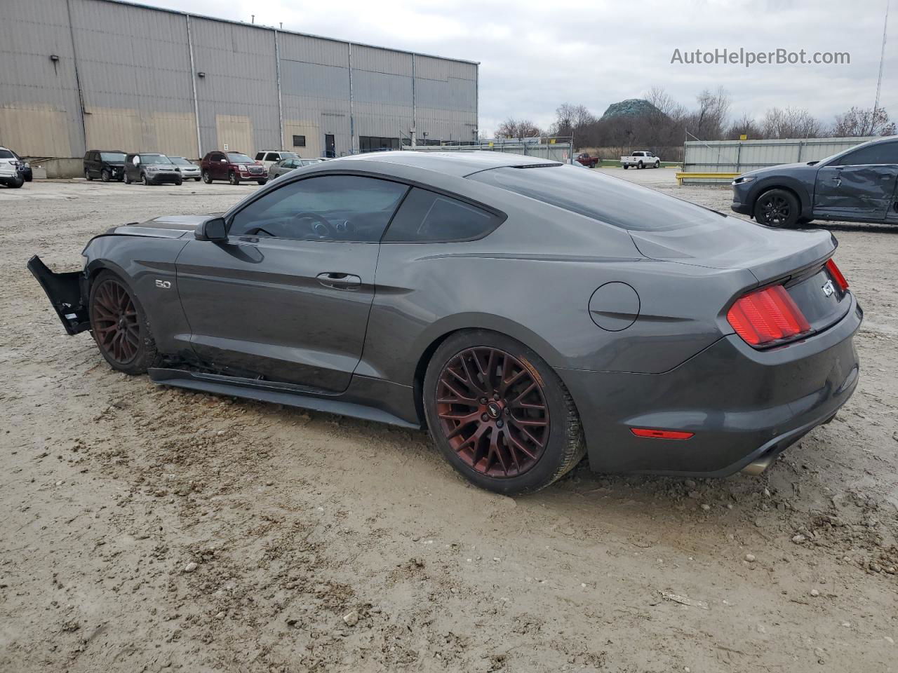 2015 Ford Mustang Gt Gray vin: 1FA6P8CF5F5339097