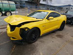 2015 Ford Mustang Gt Yellow vin: 1FA6P8CF5F5348415