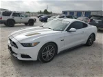 2016 Ford Mustang Gt White vin: 1FA6P8CF5G5241740