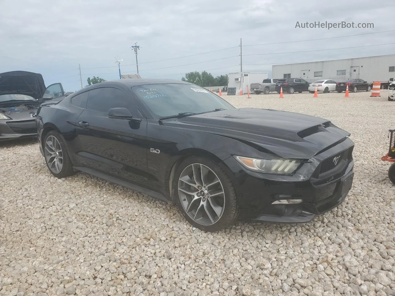 2016 Ford Mustang Gt Black vin: 1FA6P8CF5G5242225