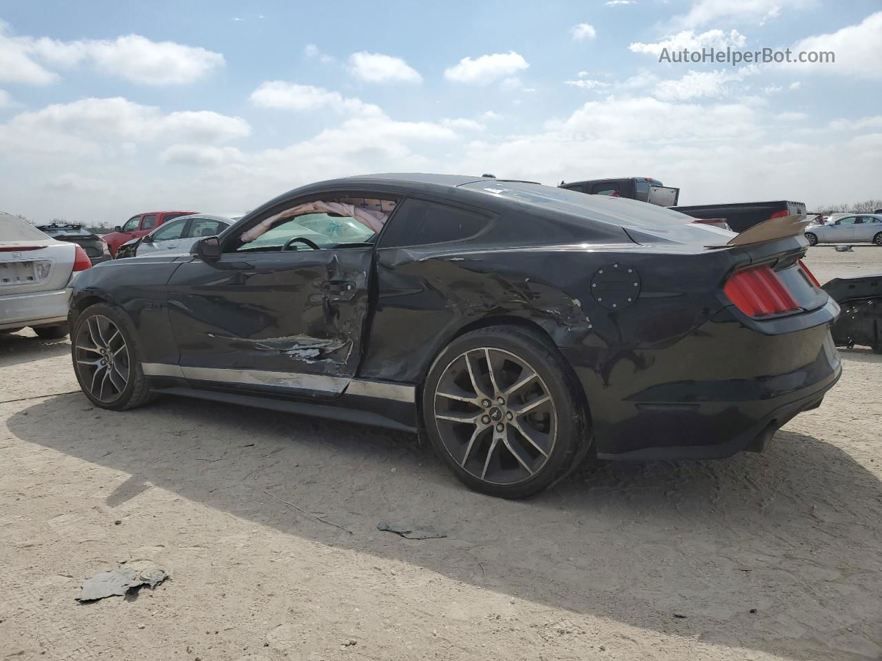 2016 Ford Mustang Gt Black vin: 1FA6P8CF5G5256349