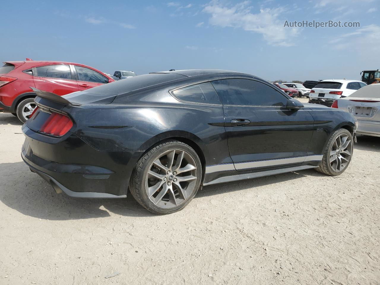 2016 Ford Mustang Gt Black vin: 1FA6P8CF5G5256349