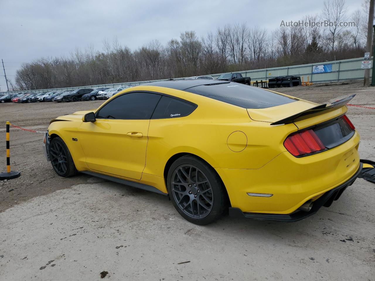 2016 Ford Mustang Gt Yellow vin: 1FA6P8CF5G5266072