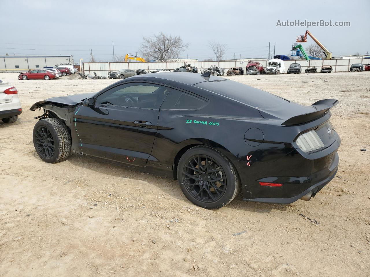 2020 Ford Mustang Gt Черный vin: 1FA6P8CF5L5172929