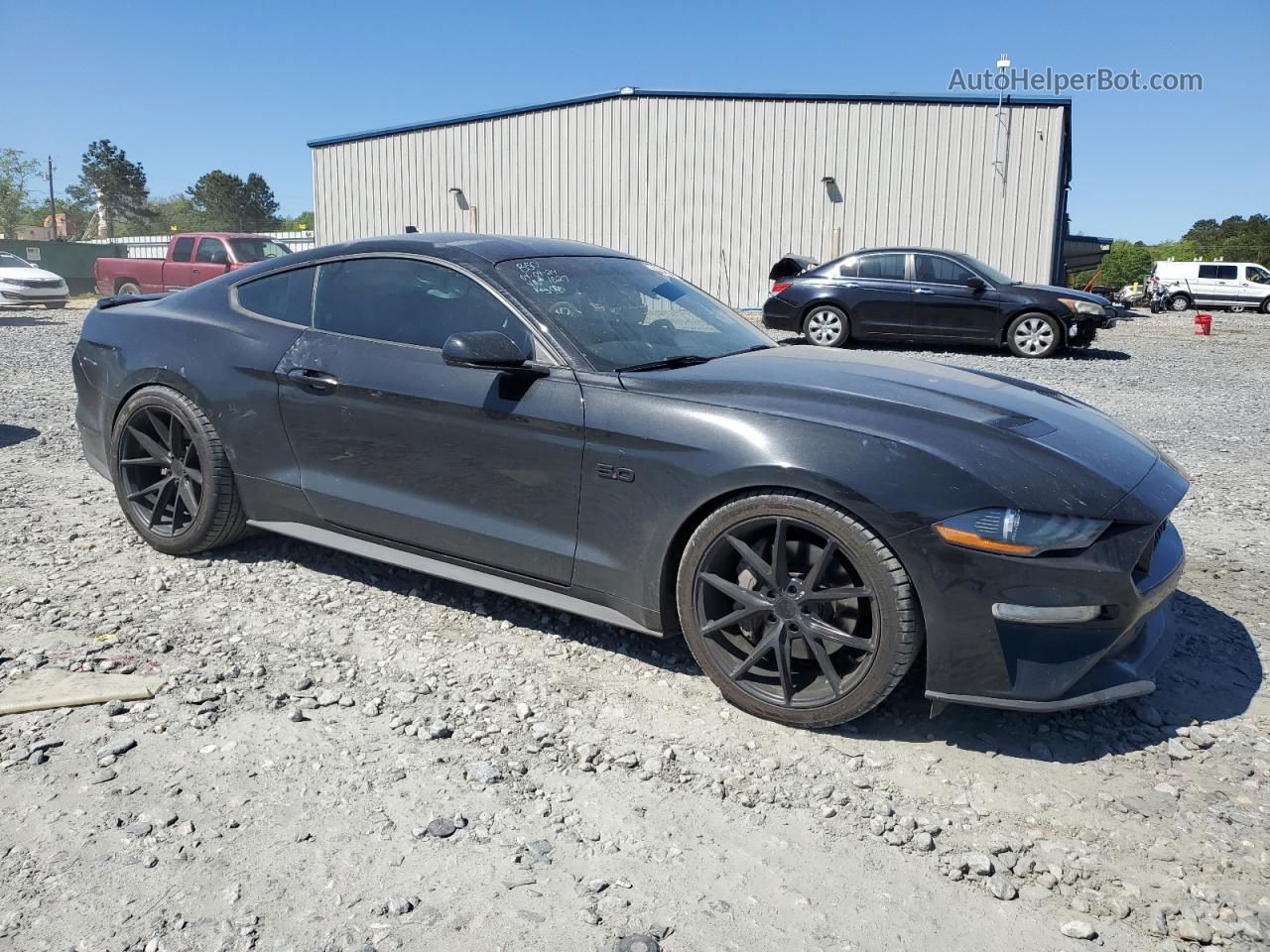 2020 Ford Mustang Gt Black vin: 1FA6P8CF5L5191027