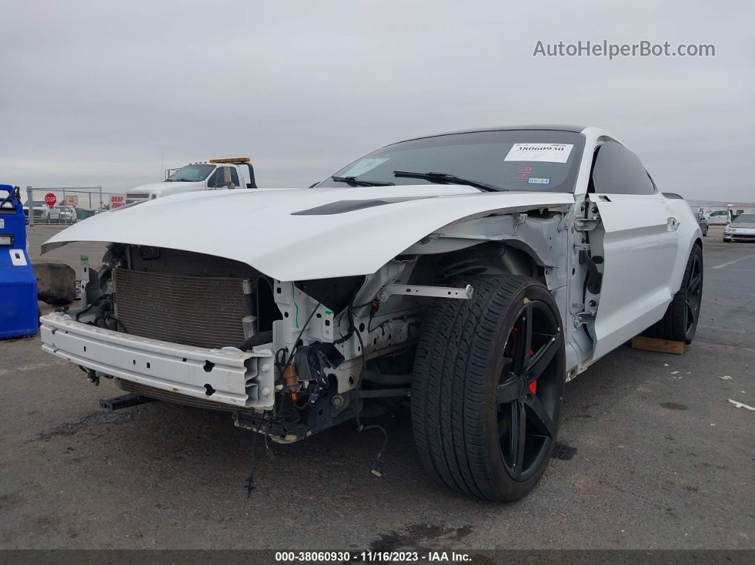 2015 Ford Mustang Gt Premium White vin: 1FA6P8CF6F5357155