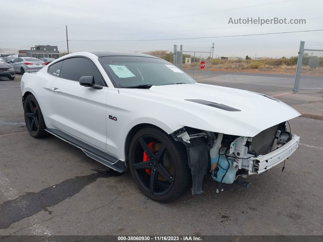 2015 Ford Mustang Gt Premium White vin: 1FA6P8CF6F5357155