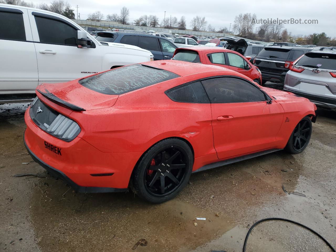 2015 Ford Mustang Gt Красный vin: 1FA6P8CF6F5362744