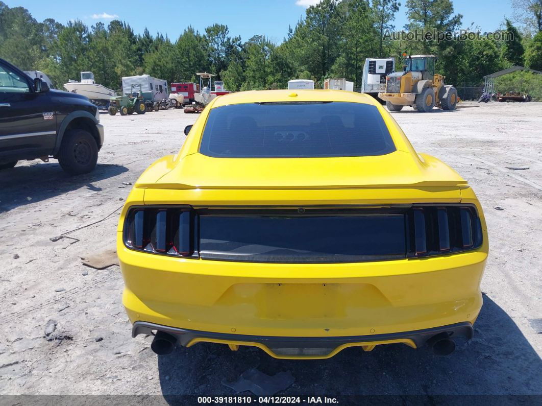 2015 Ford Mustang Gt Premium Yellow vin: 1FA6P8CF6F5411912