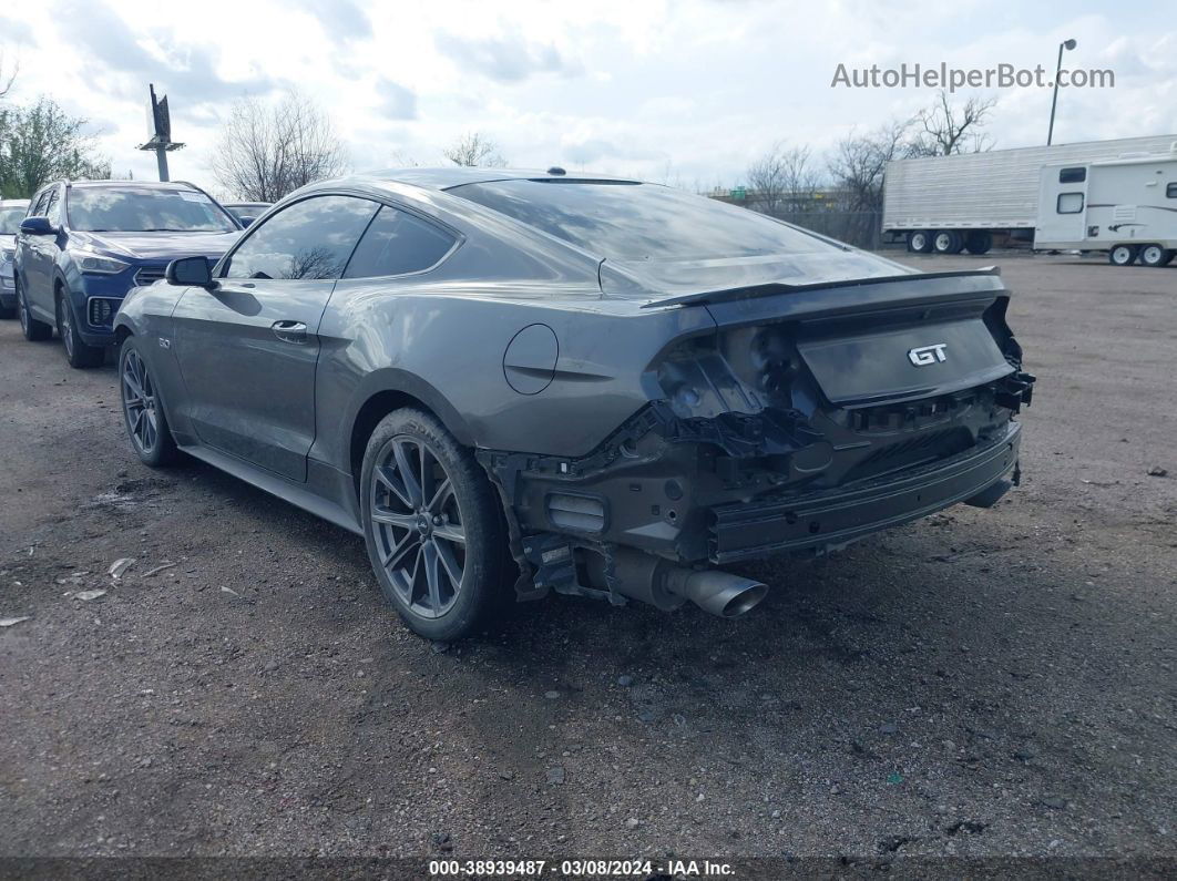 2016 Ford Mustang Gt Premium Gray vin: 1FA6P8CF6G5211601