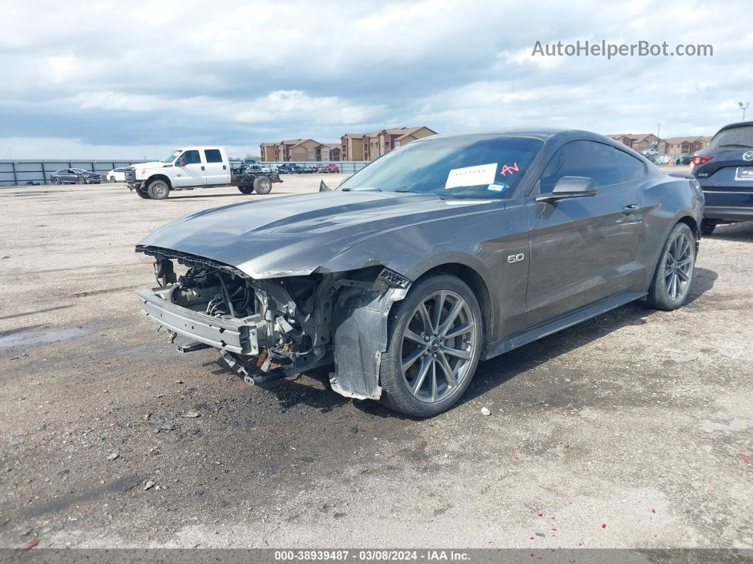 2016 Ford Mustang Gt Premium Серый vin: 1FA6P8CF6G5211601