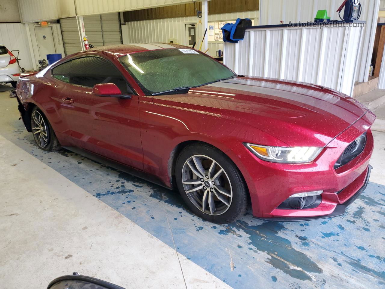 2016 Ford Mustang Gt Red vin: 1FA6P8CF6G5235574