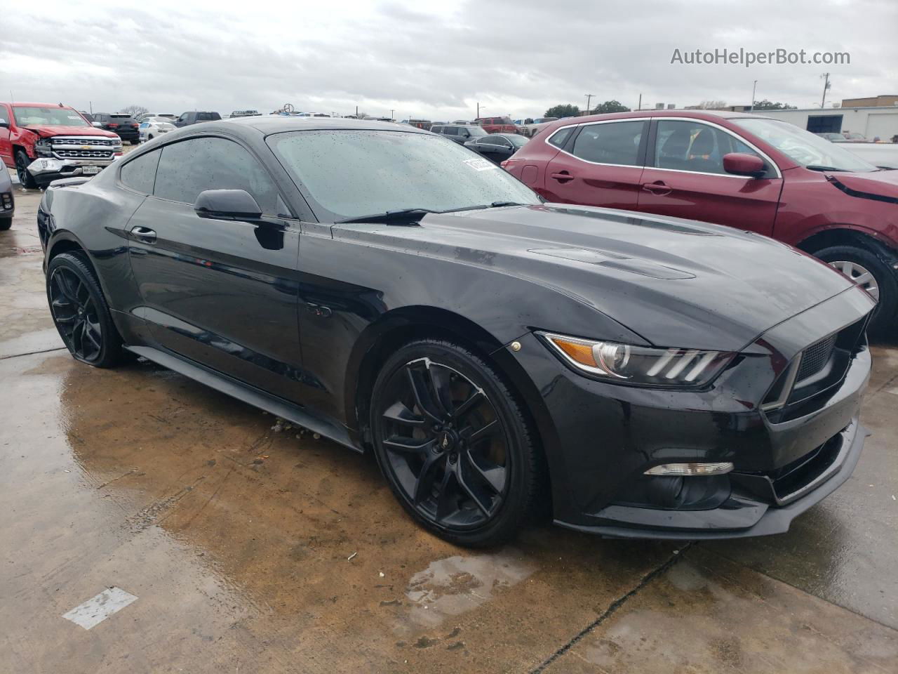 2016 Ford Mustang Gt Black vin: 1FA6P8CF6G5236871