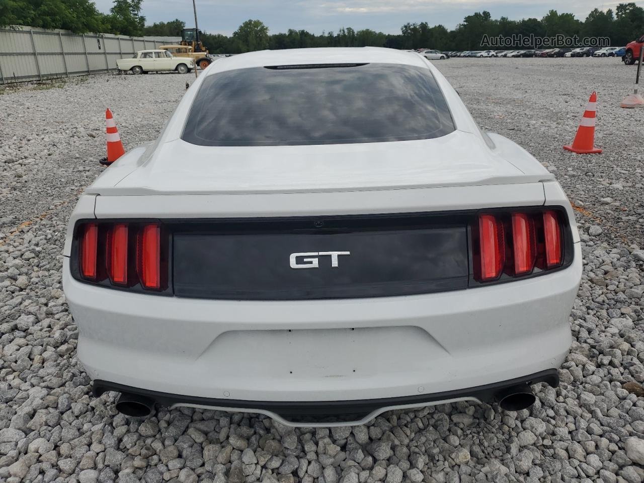 2016 Ford Mustang Gt White vin: 1FA6P8CF6G5306661