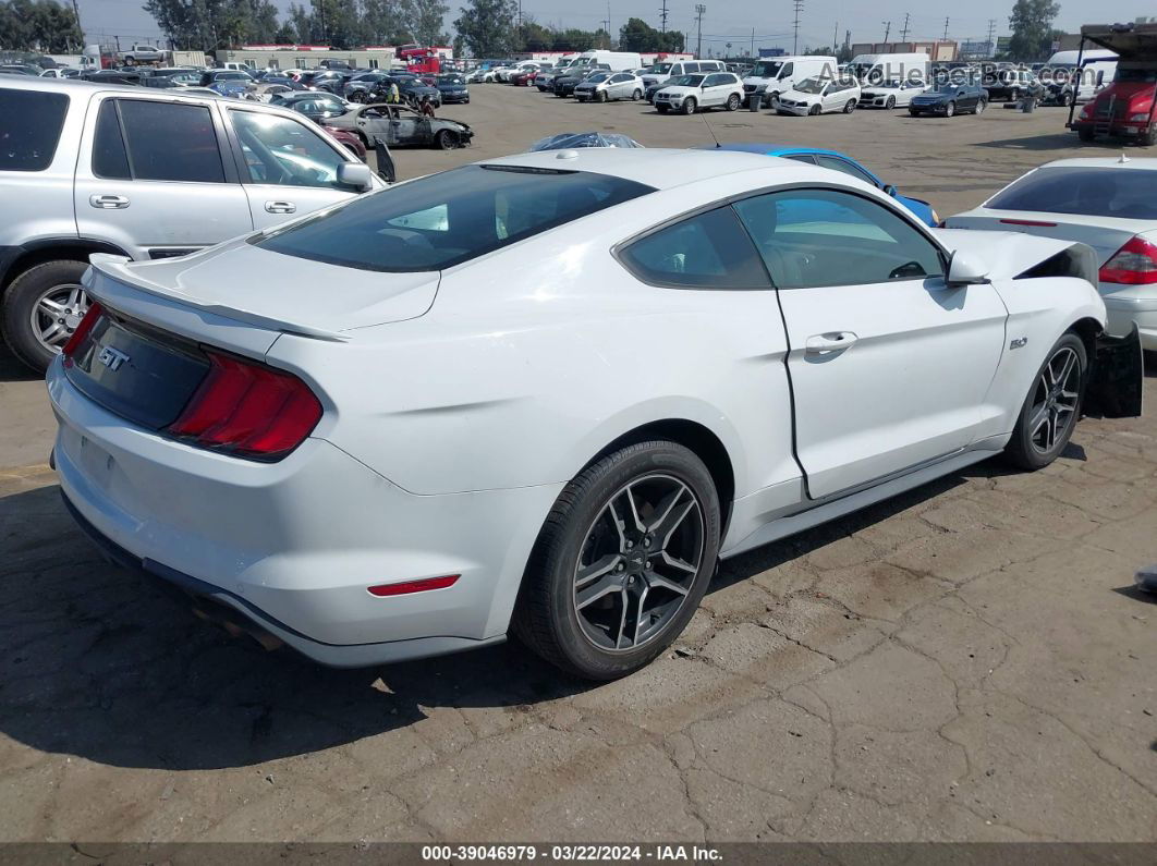 2019 Ford Mustang Gt White vin: 1FA6P8CF6K5118733