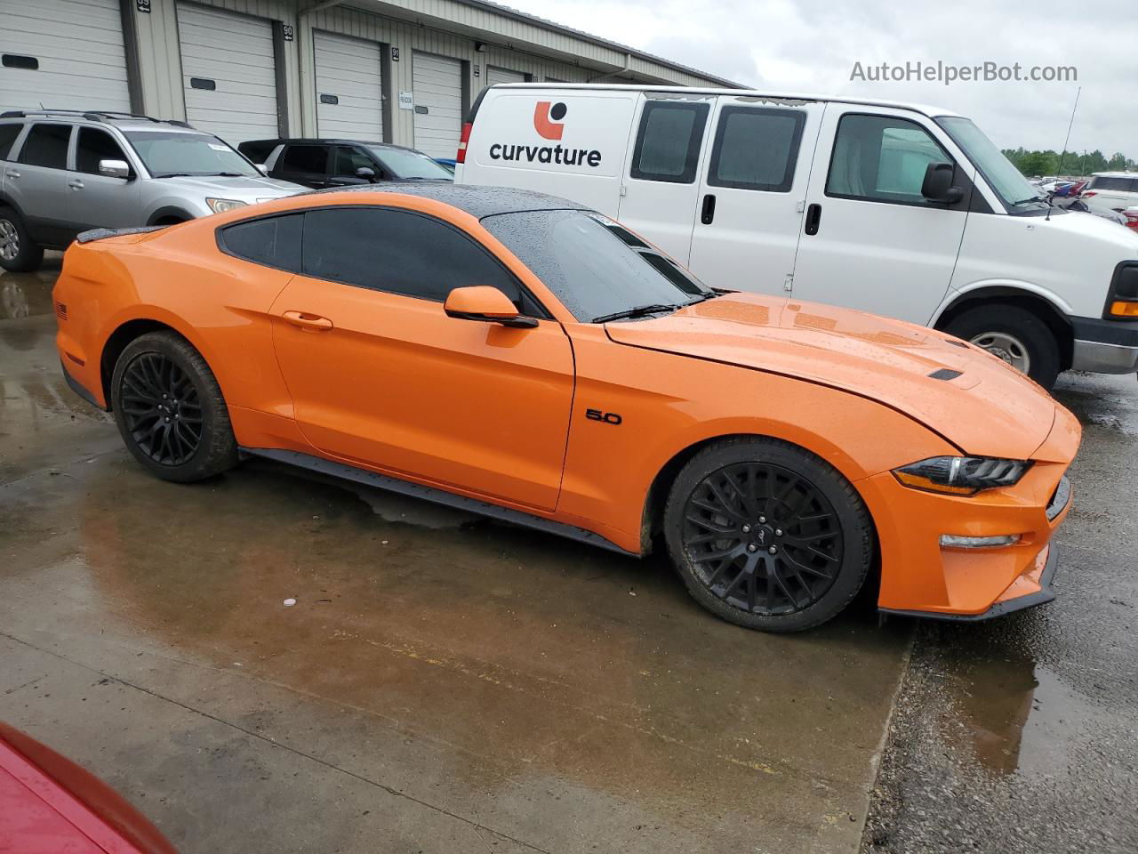 2020 Ford Mustang Gt Orange vin: 1FA6P8CF6L5100671