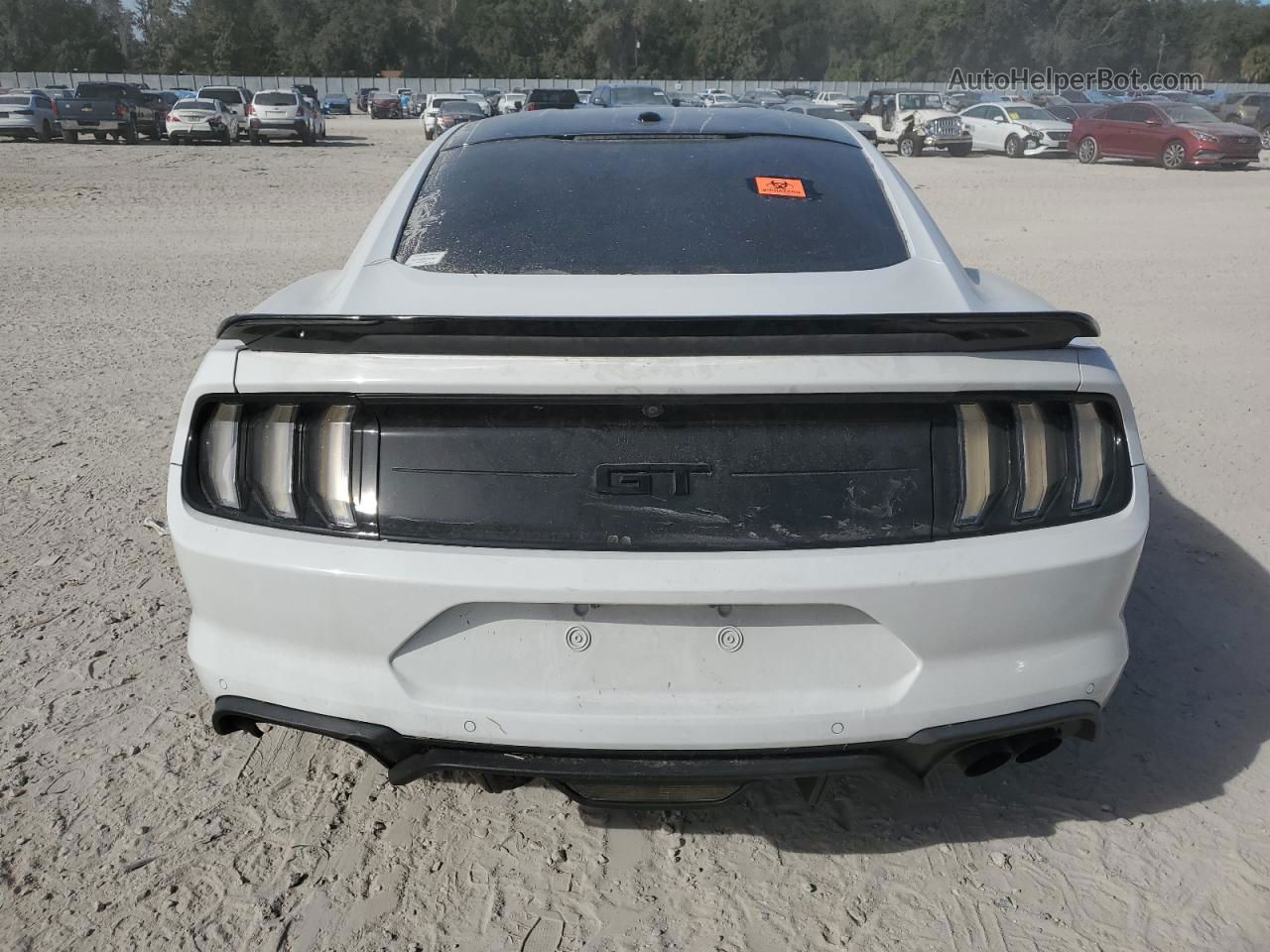 2020 Ford Mustang Gt White vin: 1FA6P8CF6L5111430